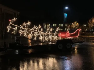 Holiday Events in Gig Harbor christmas parade sleigh
