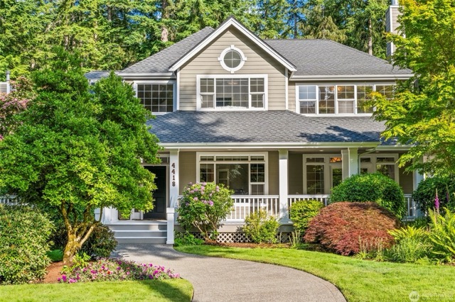 photo of home in north gig harbor beige 2 stories